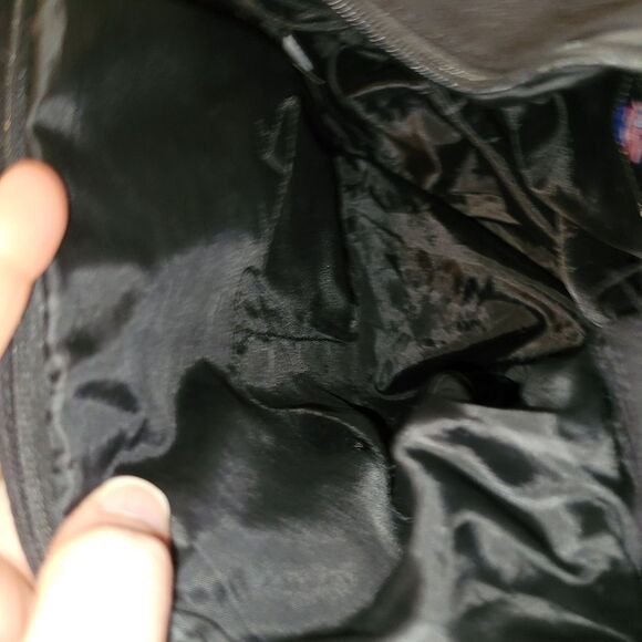 Piper & Blue Black Bag With Rhinestone Wings - Picture 4 of 5